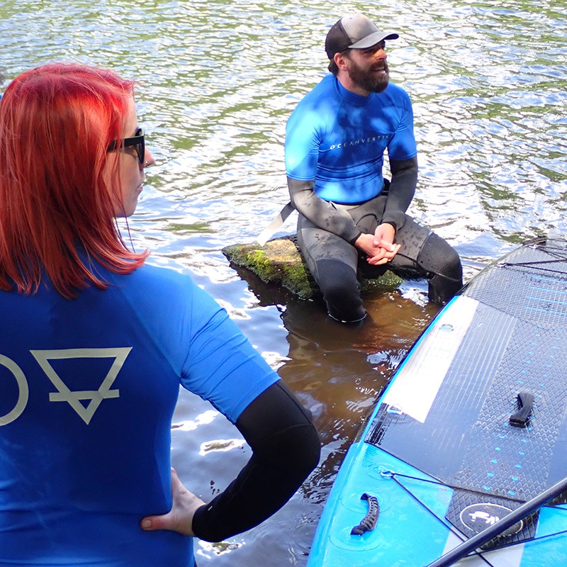 paddle boarding group east lothian scotland 