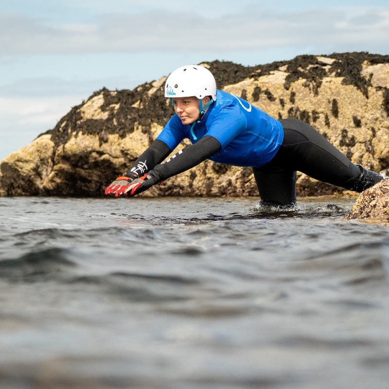 coasteering adventures with ocean vertical north berwick east lothian scotland