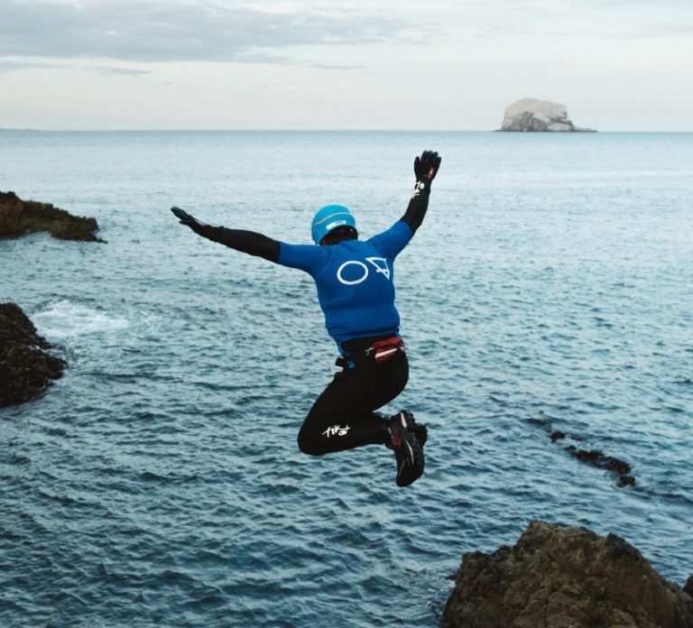 best outdoor adventures in scotland coasteering by edinburgh east lothian