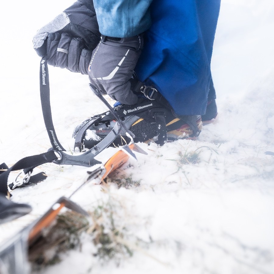 winter skills and navigation with ocean vertical on Buachaille Etive Beag Glen Coe