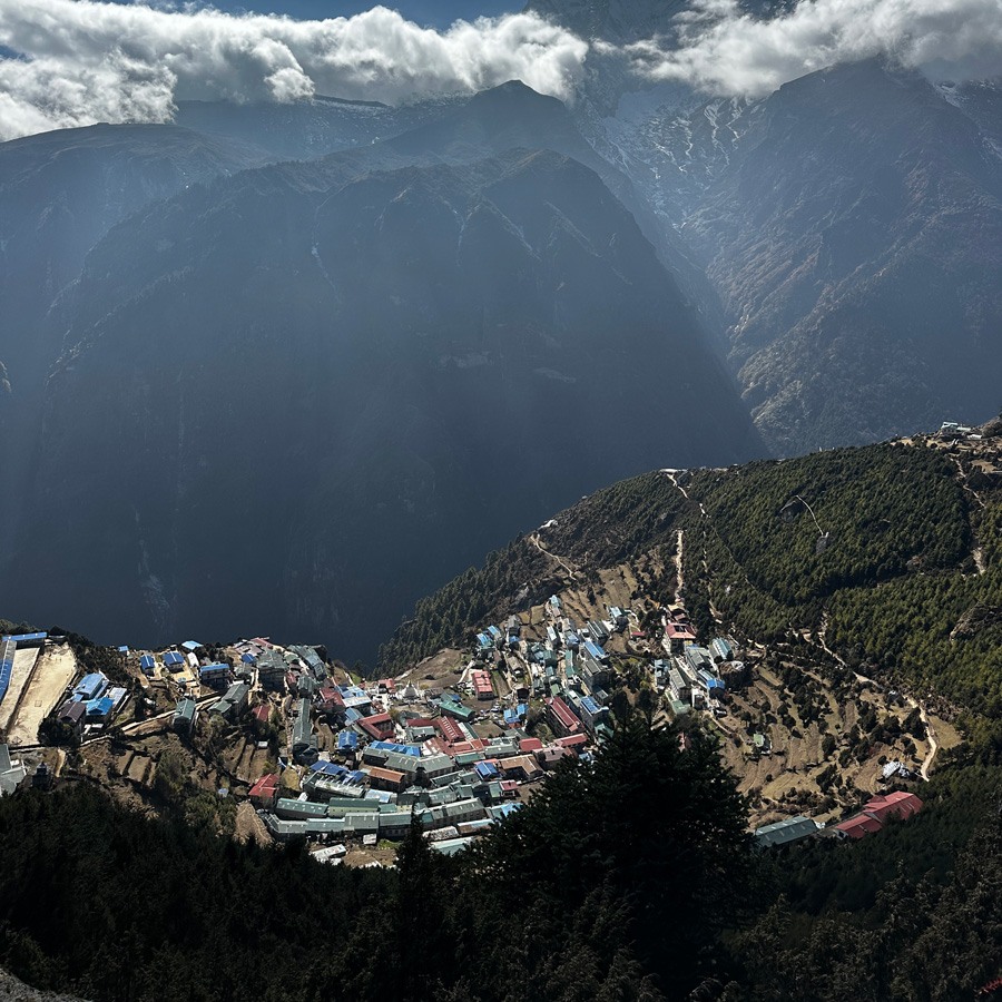 high altitude sherpa village 